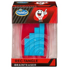 Think Fun Pocket Brainteasers - Rec-tangle Puzzle Game and STEM Toy for Boys and Girls Age 8 and Up