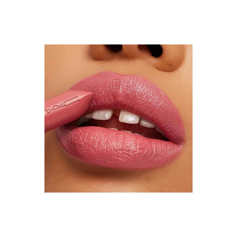 Labial Macximal Satinado Color Intenso Larga Duracin Mac Brave Red