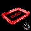 LED Light Up Rolling Tray, Decorative Serving Food Tray, Vanity,
