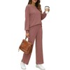 WIHOLL Sweatsuit for Women Long Breathable Loose Fit Round Neck