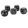 W6 Cube (16 mm) in Black/Silver Dots - Made in