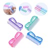 BIUDECO 4Pcs Fingernail Cleaning Brush with Handle Grip Home Nail