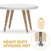 POWERTEC 71189 - Niveladores de muebles de 3/8"-16 con insertos
