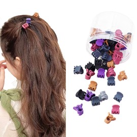 Mini Hair Claw Clips,50 Pcs Non-slip Small Hair Clips for Women and Girls,Stylish Tiny Plastic Hair Clips Hair Accessories.