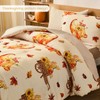 Cottolester Twin Size Comforter Thanksgiving Comforters for Boys&Girls