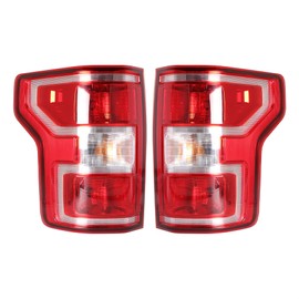 munirater 2-Pack Tail Light Assembly Rear Lamp Halogen Driver and Passenger Side Replacement for 2018-2020 F150