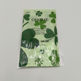 OHOME OHOME 2 Pack St Patricks Day Decorations - St Patricks Day Tablecloth | St Patricks Day Accessories - St Patty's Day Accessories | Shamrock Decorations - St. Patrick's Day Decor Party Favors