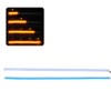 2Pcs LED Daytime Running Light Sequential Flexible Turn Signal Strip