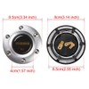 Jscarlife Automotive Steering Wheel Horn Button, Universal Modified Car Steering