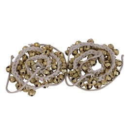 HANDTECHINDIA Indian Classical Kathak Ghungroo Pair 16 No. Big Bells Tied with Cotton Cord For Anklet Musical Instrument From India Dance Accessories (75-75)