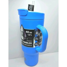 TAL 40 ounce Hudson Tumbler insulated Blue Brand New (Leak Resistant) With Straw