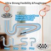 TONKI 25 Inch Drain Snake Hair Clog Remover Tool, 6