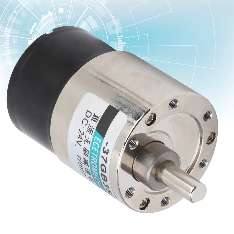 Brushless Motor with Bracket Speed Reduction CW/CCW DC24V for CNC