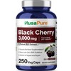 NusaPure Black Cherry Extract 3,000mg 250 Veggie Capsules Max Potency,