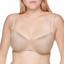 ThirdLove Classic T Shirt Bra, Tshirt Bras for Women, Everyday T-Shirt Comfort Bra, Smoothing for No-Show Lines, Underwire Support, Bras for Women Taupe