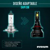 Kit Focos Led Para Auto 11,000lm Faros Coche Luz Blanca