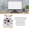 9CM CPU Cooler 6 Copper Heat Pipes Colorful Lighting Effects