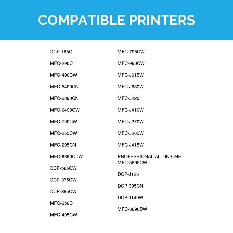 LD Products Compatible Ink Cartridge Replacement for Brother LC61 Series