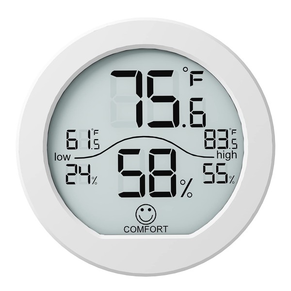 SECRUI Digital Hygrometer Thermometer for Room Temperature Humidity Meter Indoor
