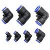 Metaland Elbow Push to Connect Fitting, 5/16" OD Pneumatic Air