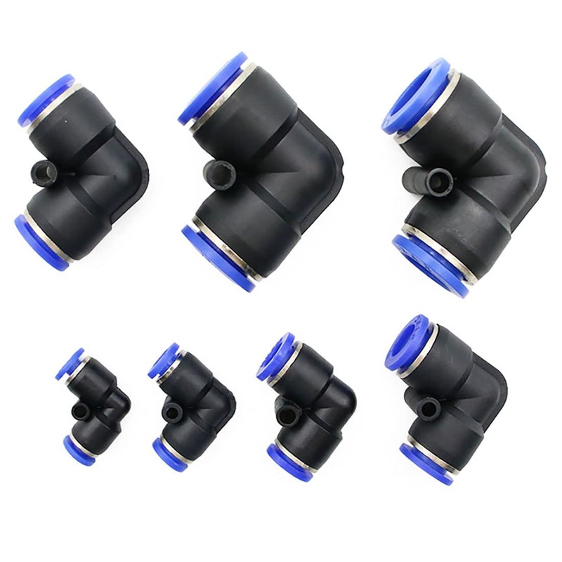 Metaland Elbow Push to Connect Fitting, 5/16" OD Pneumatic Air
