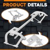 ECOTRIC Lower Radiator Core Support Skid Bar Plate Compatible with