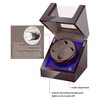 Lenway Double Watch Winder Super Quiet，Watch Rotator,Automatic Watch Winder Four