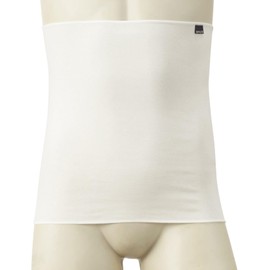 Bros by Wacoal Men GS8400 Haramaki Organic Cotton Blend (Body Fabric), Dried Odor Antibacterial, Thin, Men's, white