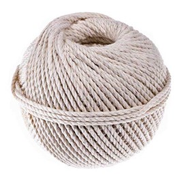 Macramé Cord (#18) - West Coast Paracord - 100% All Natural Cotton Twine - Cotton Cord and Macramé Supplies - for Gardening, Cooking, Tie-Downs, Crafting, Camping, Bundles (1.5mm x 200 Feet)