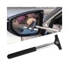 LKAHG Car Rearview Mirror Wiper, Retractable Auto Side Mirror Squeegee