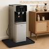 HOSASSPER Water Cooler Mat, Water Dispenser Mat, 22"x19" Non-Slip Silicone