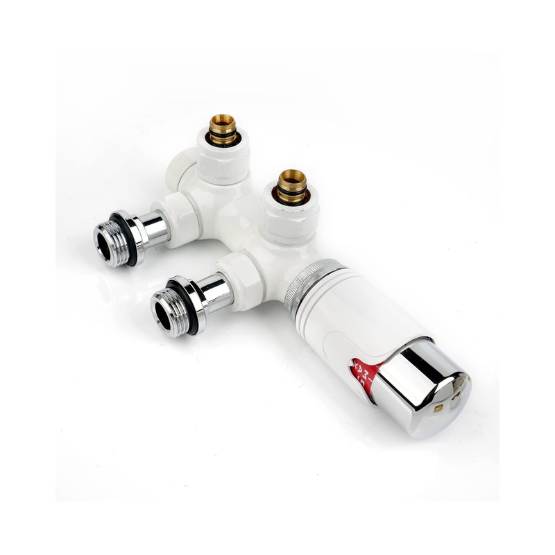 S SIENOC H-valve connection set, centre connection/radiator valves, thermostat for