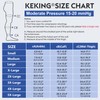 KEKING® Thigh High Compression Stockings Footless, Unisex, 15-20mmHg Leg Support