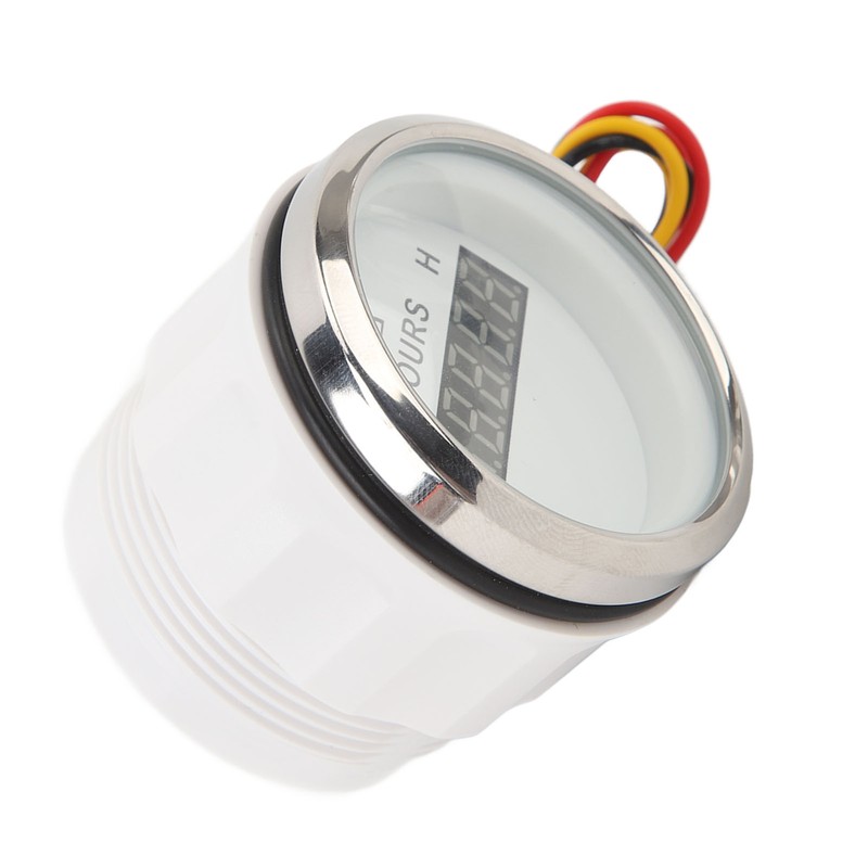 DC 9‑32V 52MM Boat Round Digital Hour Meter High Precise