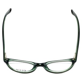 Calabria Ecru Daltrey Cat-Eye Blue Light Blocking Reading Glasses +3.50 Green Women