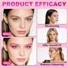 4-In-1 Eye & Cheek Palette, Blush Highlighter with 1 PCS