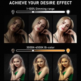 Hagibis 21 inch Ring Light with Stand Outer 55W 5600k Dimmable LED Light, Tripod Stand,and Phone Holder，Remote Controller,Carrying Bag ，CRI 97+ 2540lux, for Streaming Home Office Zoom Call Lighting