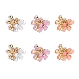 18 Pinzas para el Cabello con Mini Flores, para el Cabello Pequeñas, Mini Pinzas para el Cabello, Pinzas para el Cabello con Flores Pequeñas, para el 