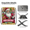 EZB Christmas Santa Drawstring Bag | 36x30cm Midi Sized Backpack