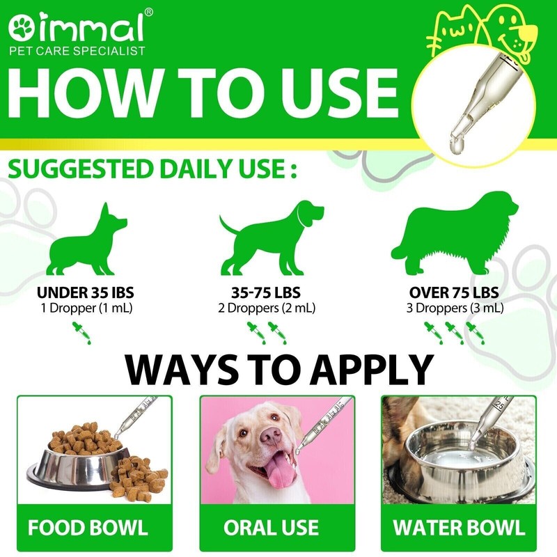 Oimmal Natural Antibiotic for Dogs Allergy Relief Apple Dog Itch