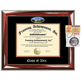 Custom Diploma Frames Embossed Best Graduation Degree Frame Diploma Frame Auburn University Double Mat Campus Fisheye Picture Frame Cheap Degree Certificate Holder Graduate Gift