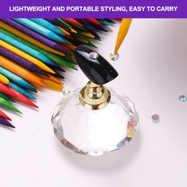 Zetiling 200PCS Wood Nail Stick, Wooden Cuticle Sticks, Colorful Wood Stick Nail Art Cuticle Pusher Remover Wooden Sticks Cuticle Pusher Remover Tool for Manicure Pedicure(#1)