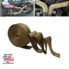 Unbranded 1 Roll x 2" 33FT Titanium Exhaust Wrap Header
