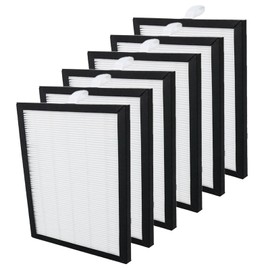 Spares2go HEPA Filter compatible with Meaco Dehumidifier 12L 12LE Low Energy Platinum 6 x Filters