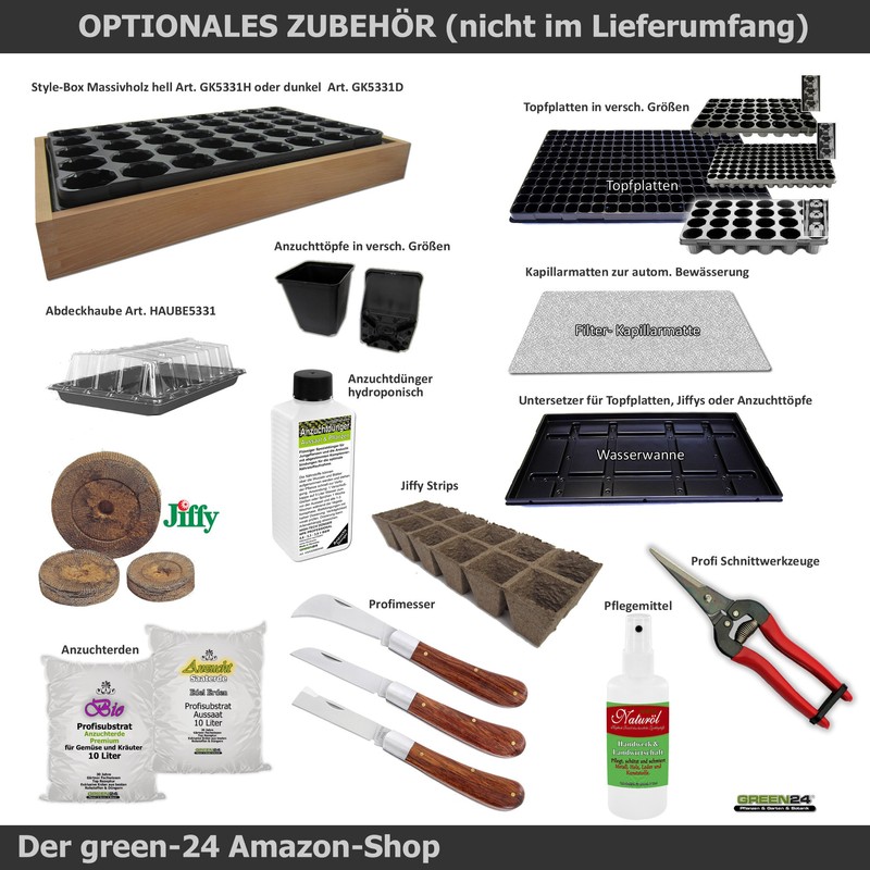 Green24 Pack of 100 Jiffy original source tablets peat spring