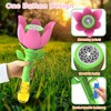 PANACARE Flower Bubble Wand, Children's Electronic Rose Bubble Machine with