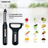 Farberware Professional Euro Peeler and Y-Peeler Set, 8-Inch and 5-Inch,