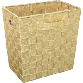 Iris Ohyama CBK-16D Basket, Beige, Width 6.5 x Depth 10.2 x Height 10.2 inches (16.5 x 26 x 26 cm)