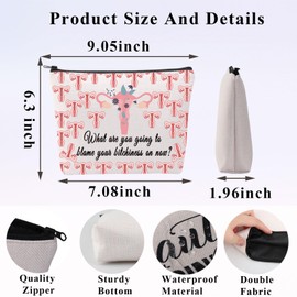 PLITI Funny Hysterectomy Gift Hysterectomy Recovery Gift Uterus Removal Gift Uterus Makeup Bag for Women (blame bitchiness bagU)