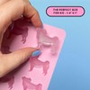 Pug Life Shop Pug Shaped Silicone Ice Cube Molds and